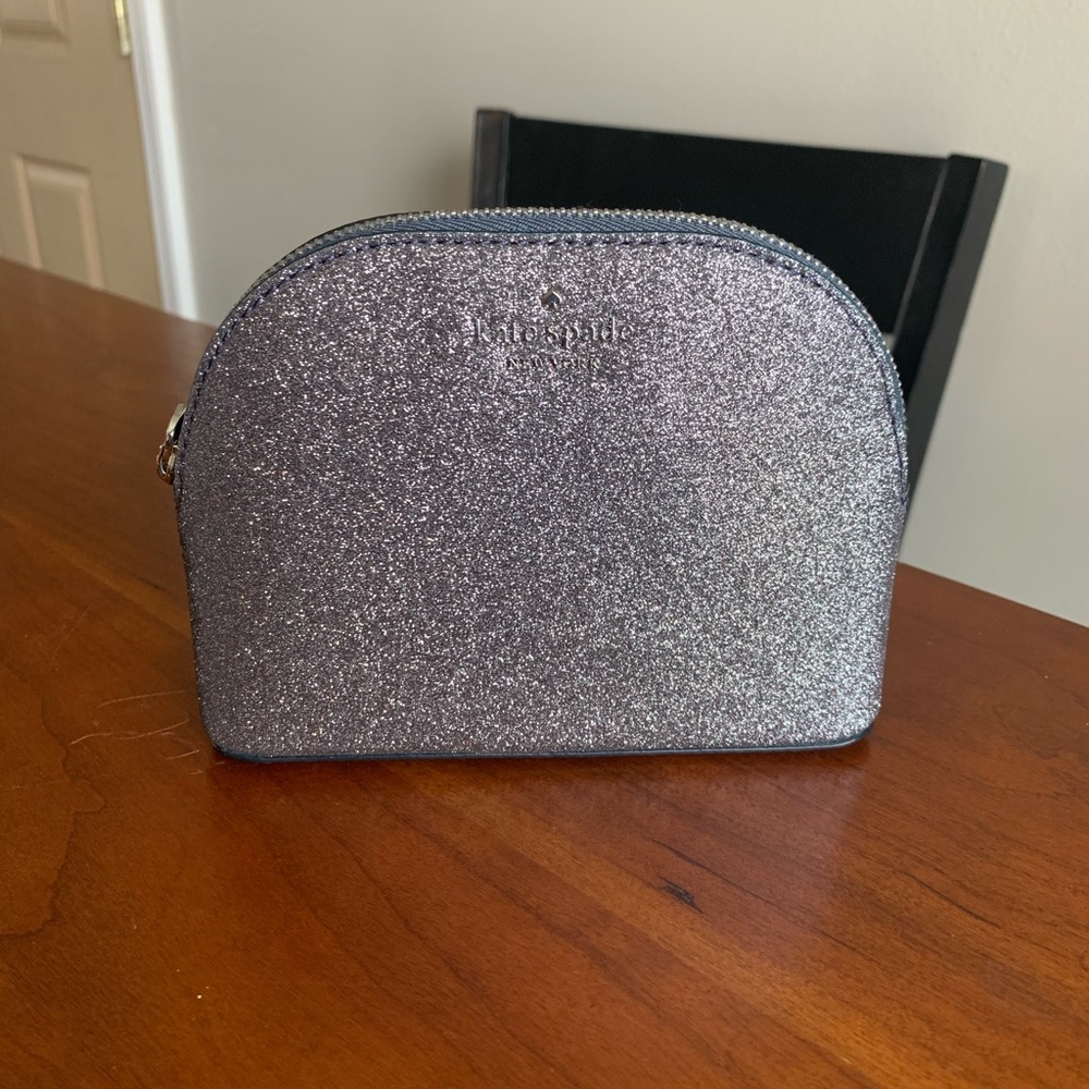 Kate Spade ♠️ Small Dome Cosmetic Bag: Dusknavy